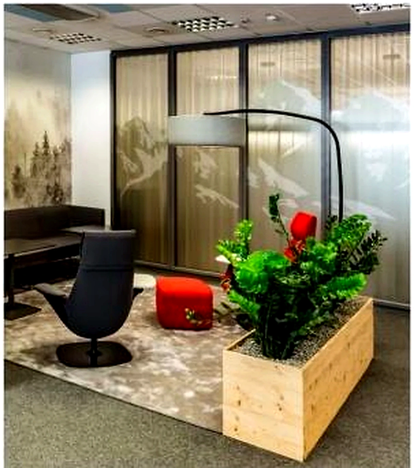 KO-XYM-0199 Arc acoustic floor lamp product image