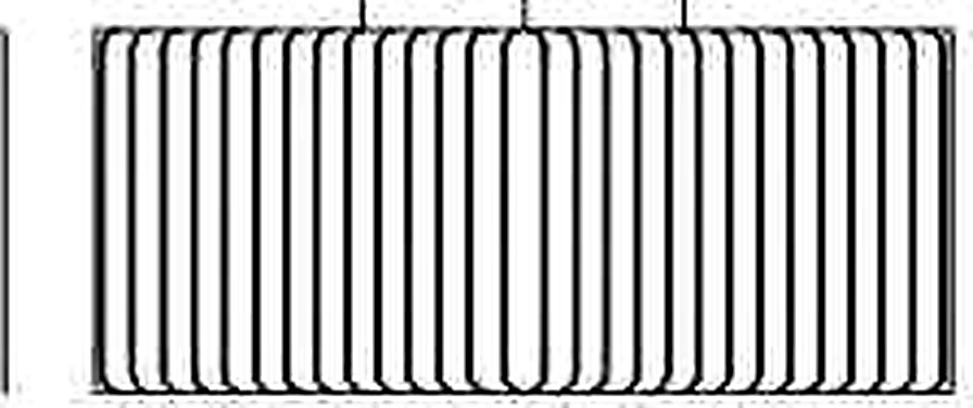 KO-XYM-0024 acoustic pendant light line drawing