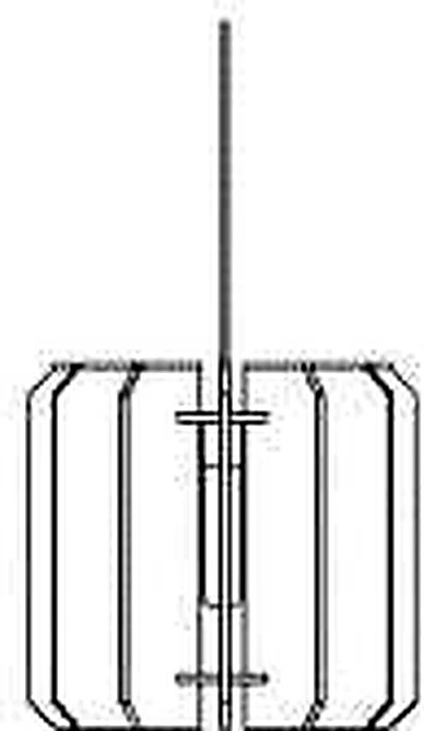KO-XYM-0052 acoustic pendant light line drawing