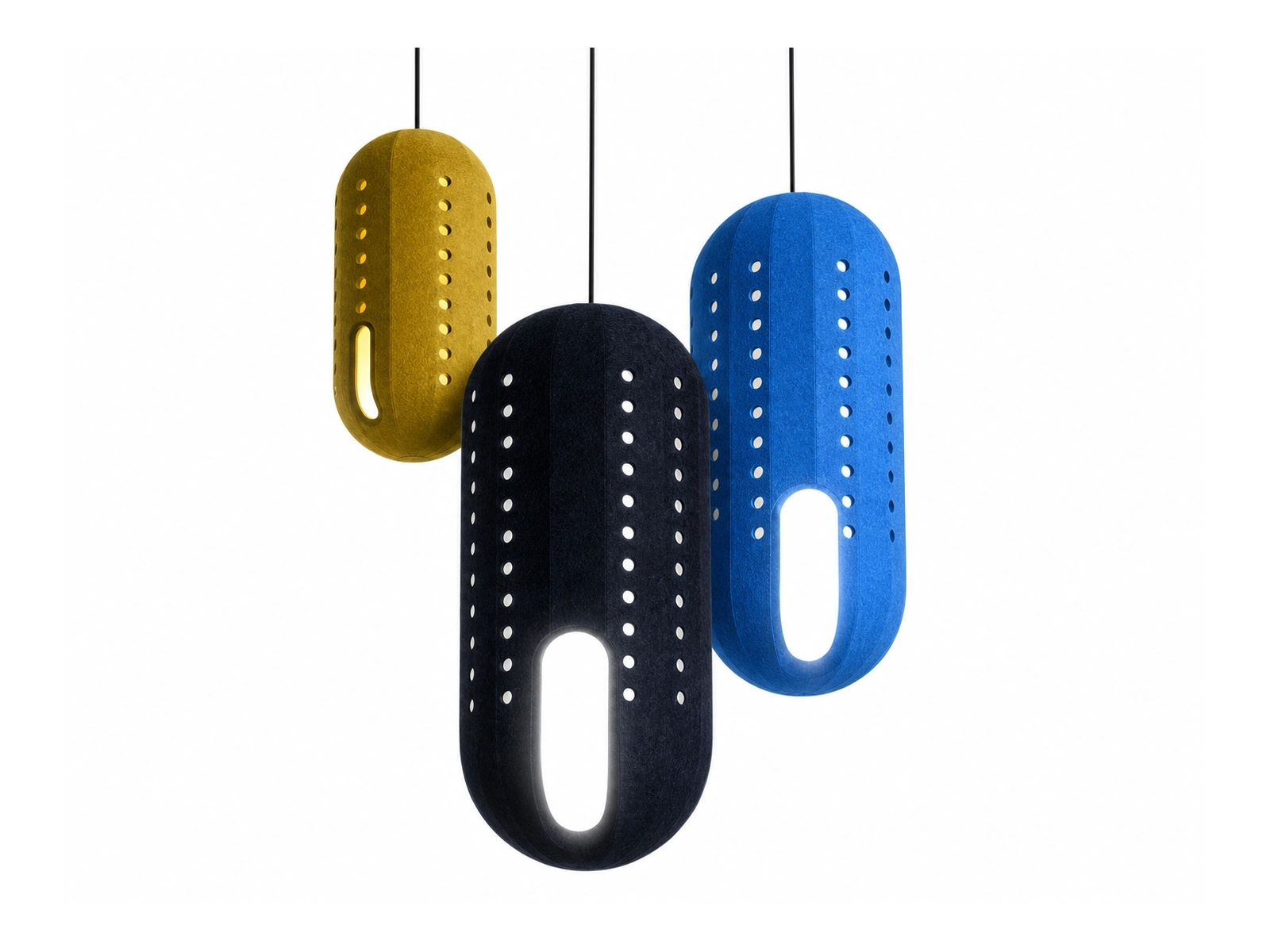 KO-XYM-0079 PET felt acoustic pendant light