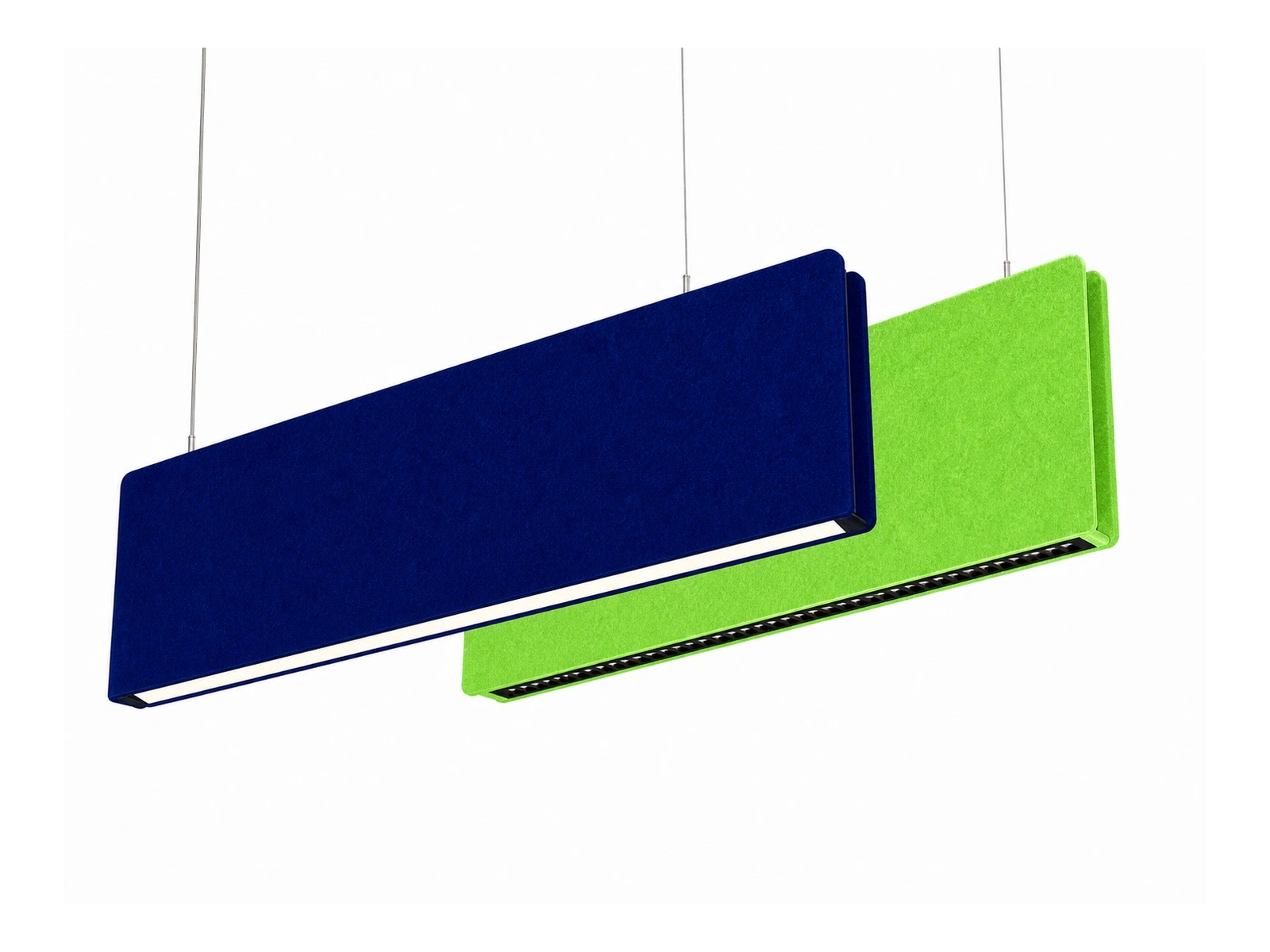 KO-XYM-0093 PET felt acoustic linear light