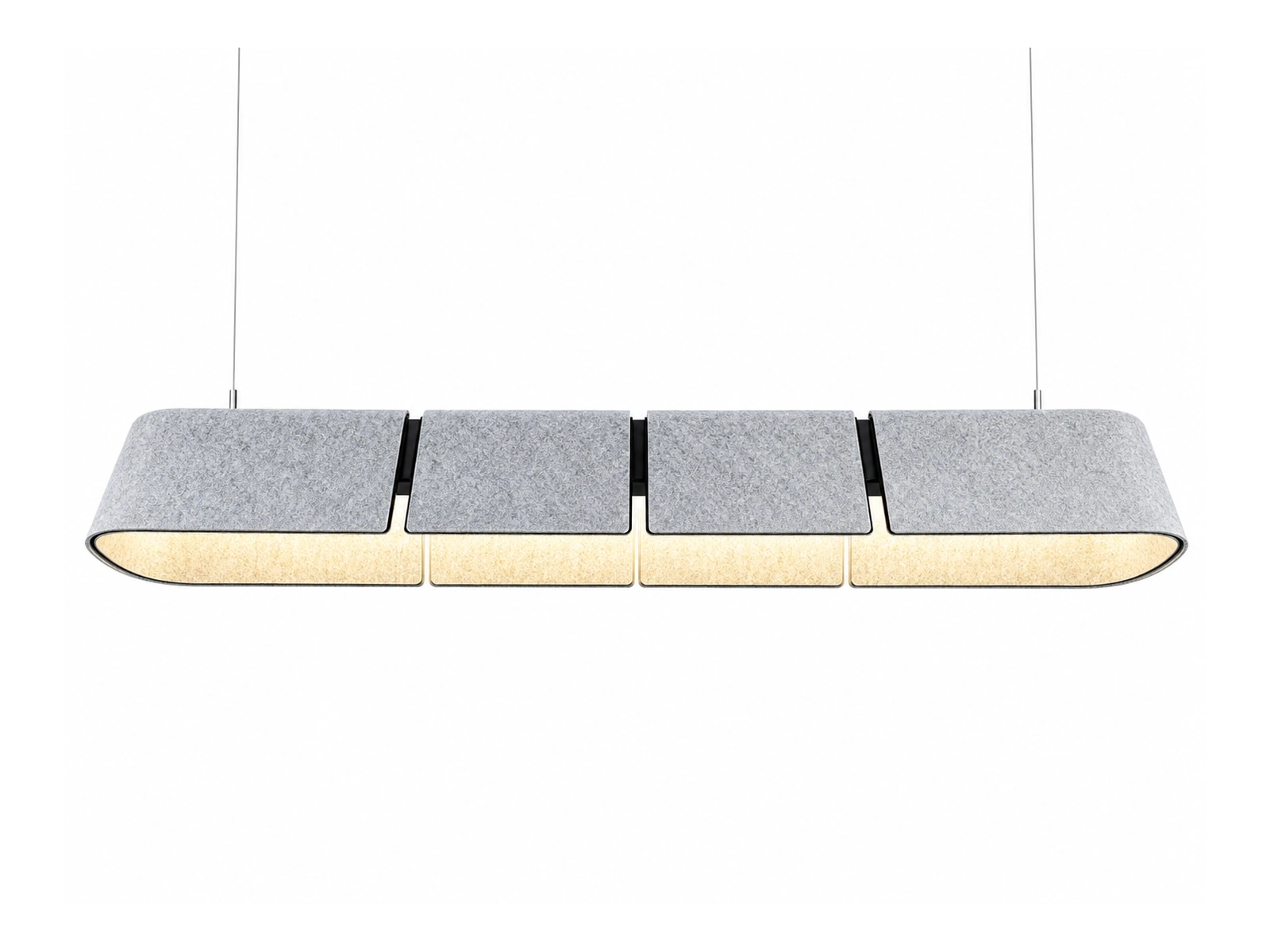KO-XYM-0158 PET felt acoustic linear light