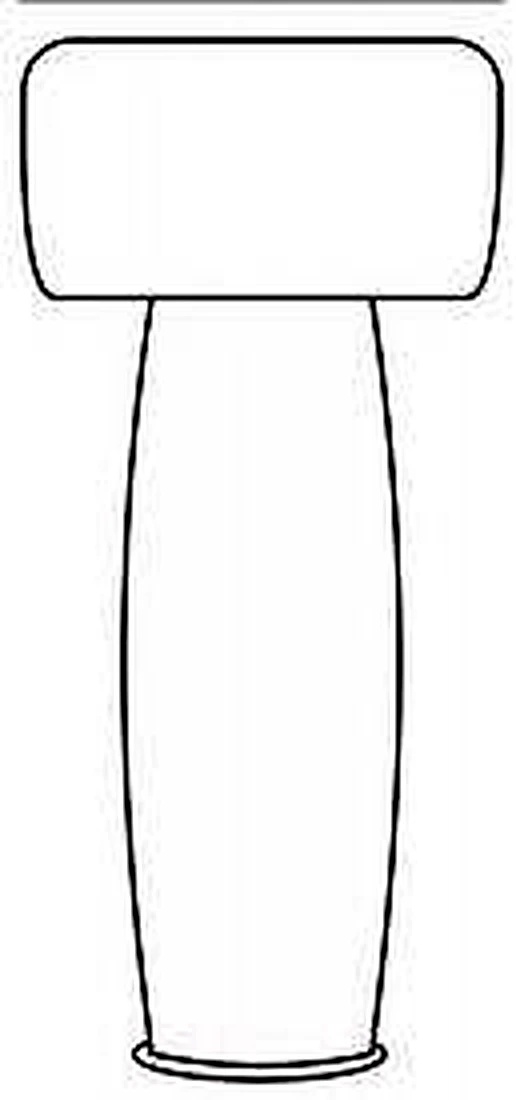 KO-XYM-0197 acoustic floor lamp line drawing
