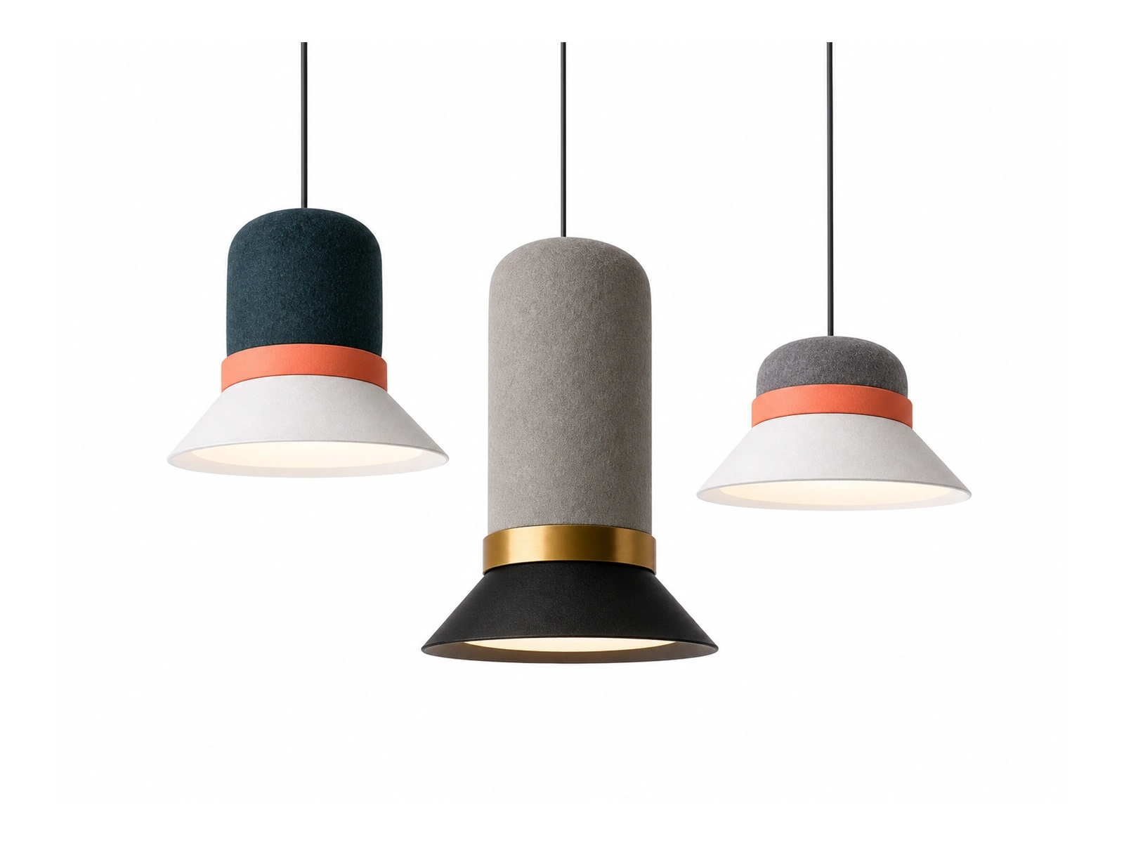 KO-XYM-0200 PET felt acoustic pendant light